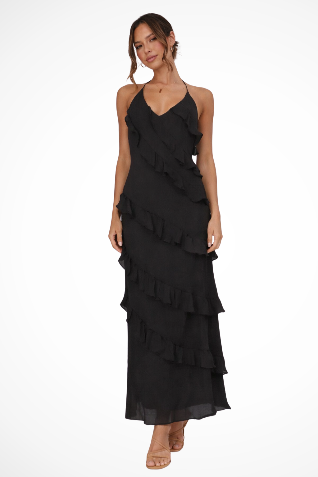 Robe fluide femme dos nu élégante pour l'été – Image 2