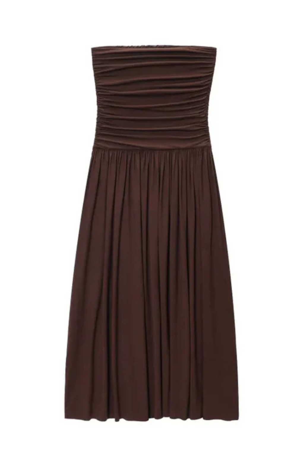 Robe longue plissée bustier femme élégante été – Image 8