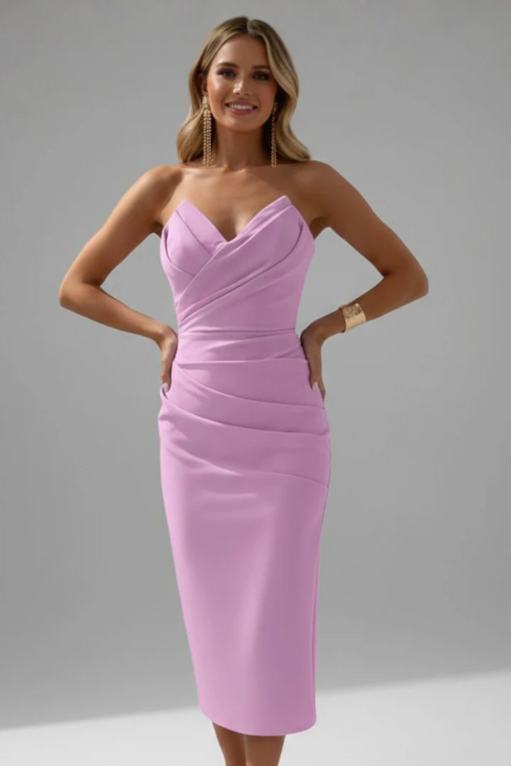 Robe de Cérémonie Femme Moulante Élégance Épurée – Image 16