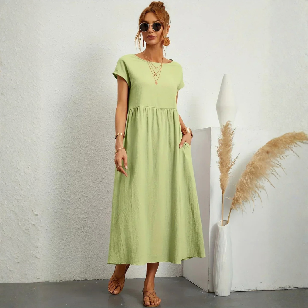 Robe femme fluide respirante style minimaliste – Image 5