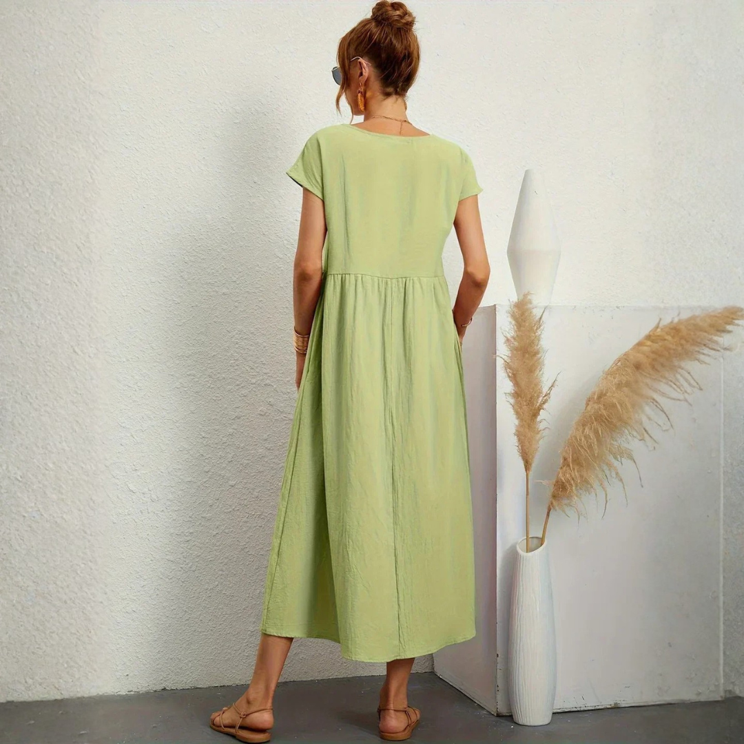 Robe femme fluide respirante style minimaliste – Image 11