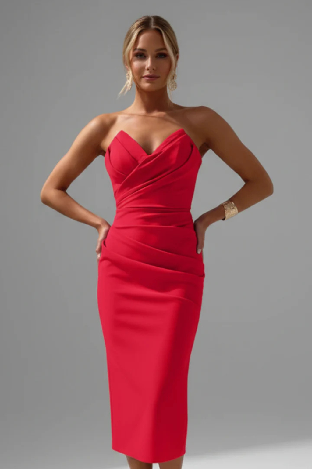 Robe de Cérémonie Femme Moulante Élégance Épurée – Image 13