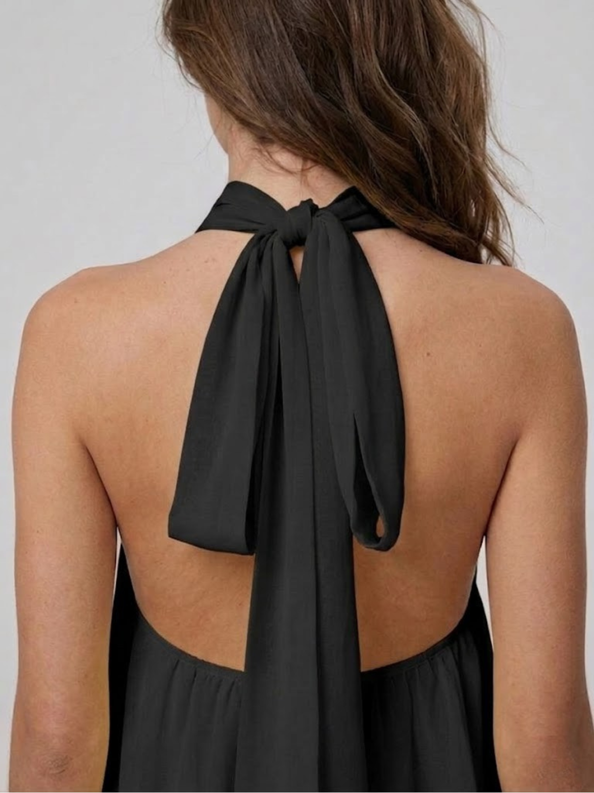 Robe femme mousseline col halter – Image 23