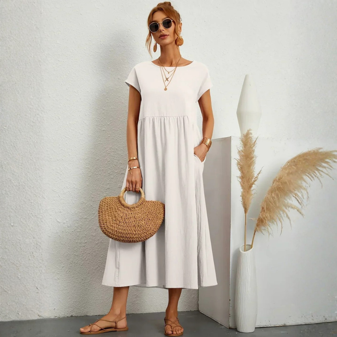 Robe femme fluide respirante style minimaliste – Image 14
