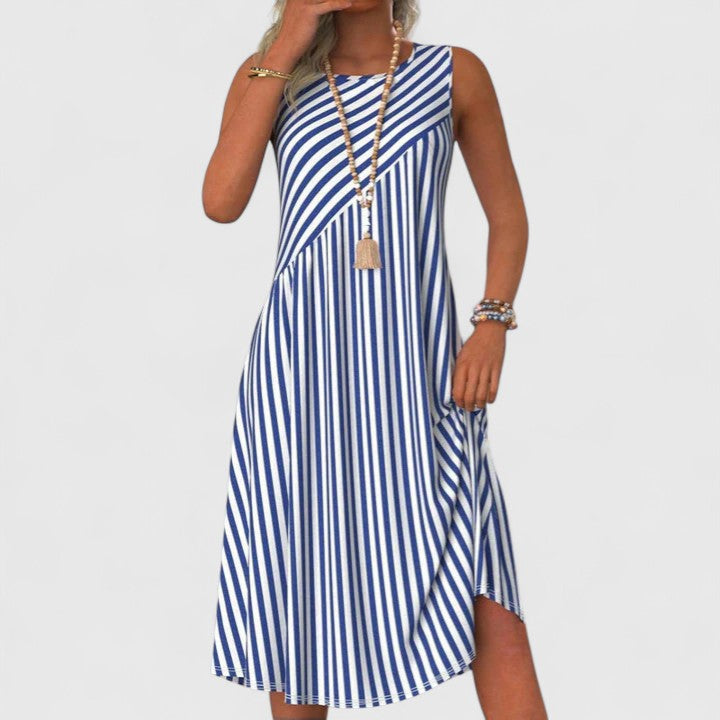 Robe femme sans manches respirante facile entretien