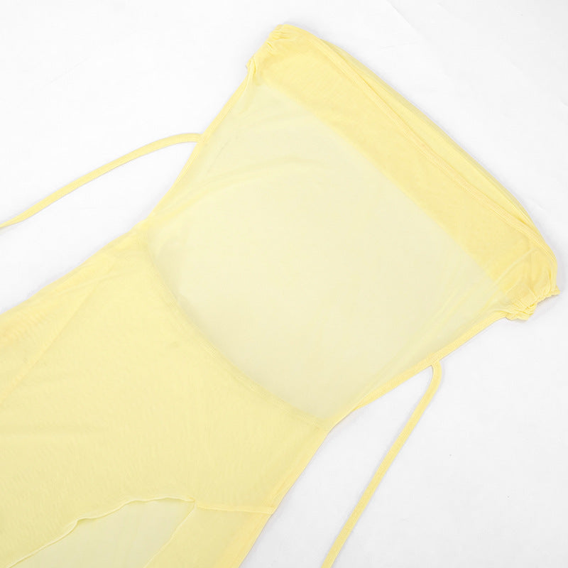 Robe femme maille transparente légère pour l'été – Image 9