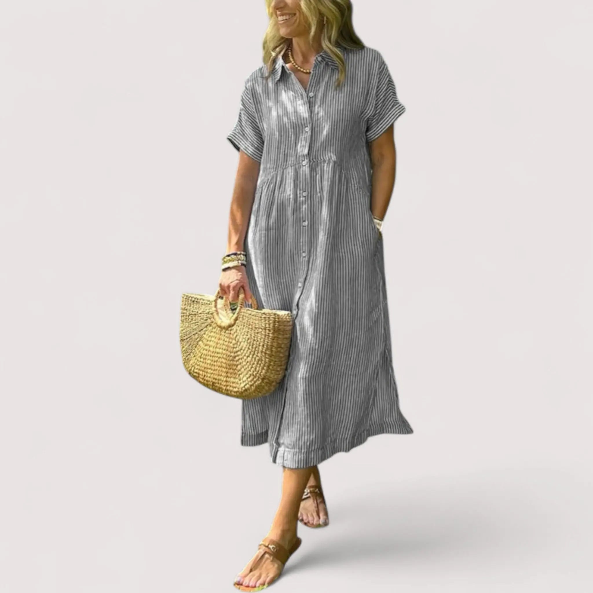 Robe femme confort poches pratiques – Image 3
