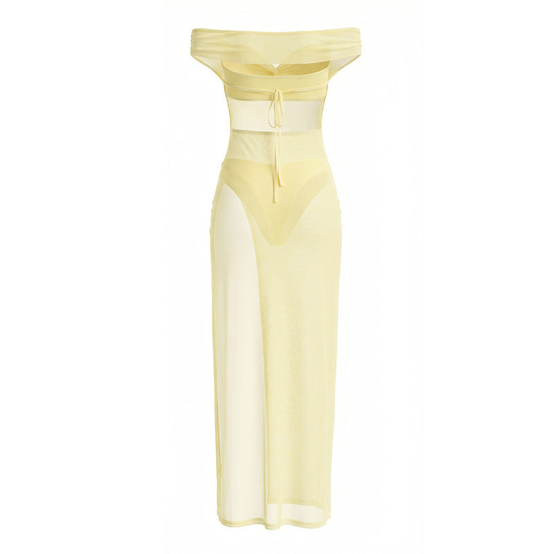 Robe femme maille transparente légère pour l'été – Image 4