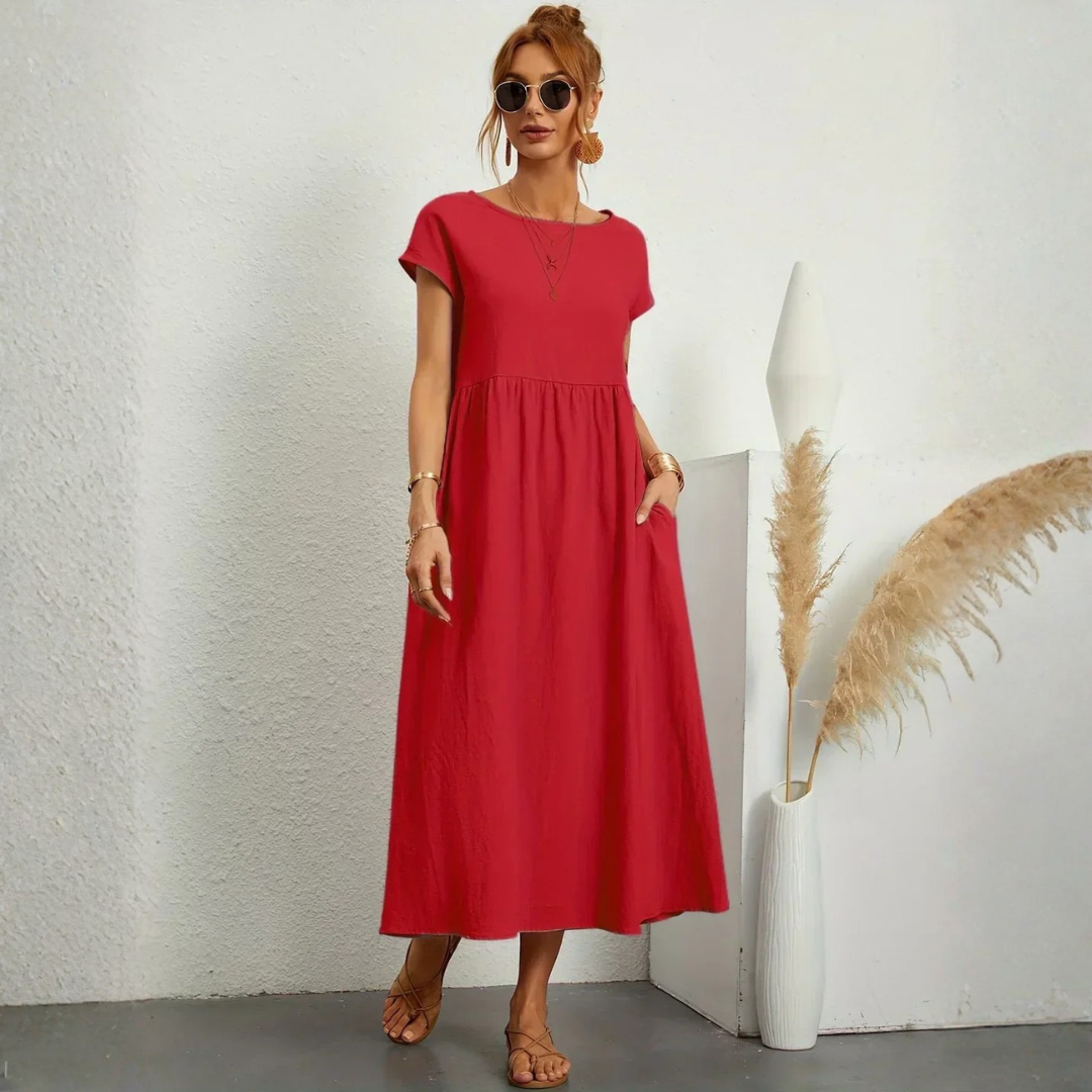 Robe femme fluide respirante style minimaliste – Image 8