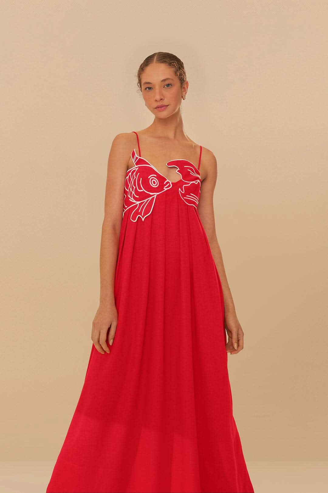 Robe femme décolleté cœur fluide idéale vacances – Image 4