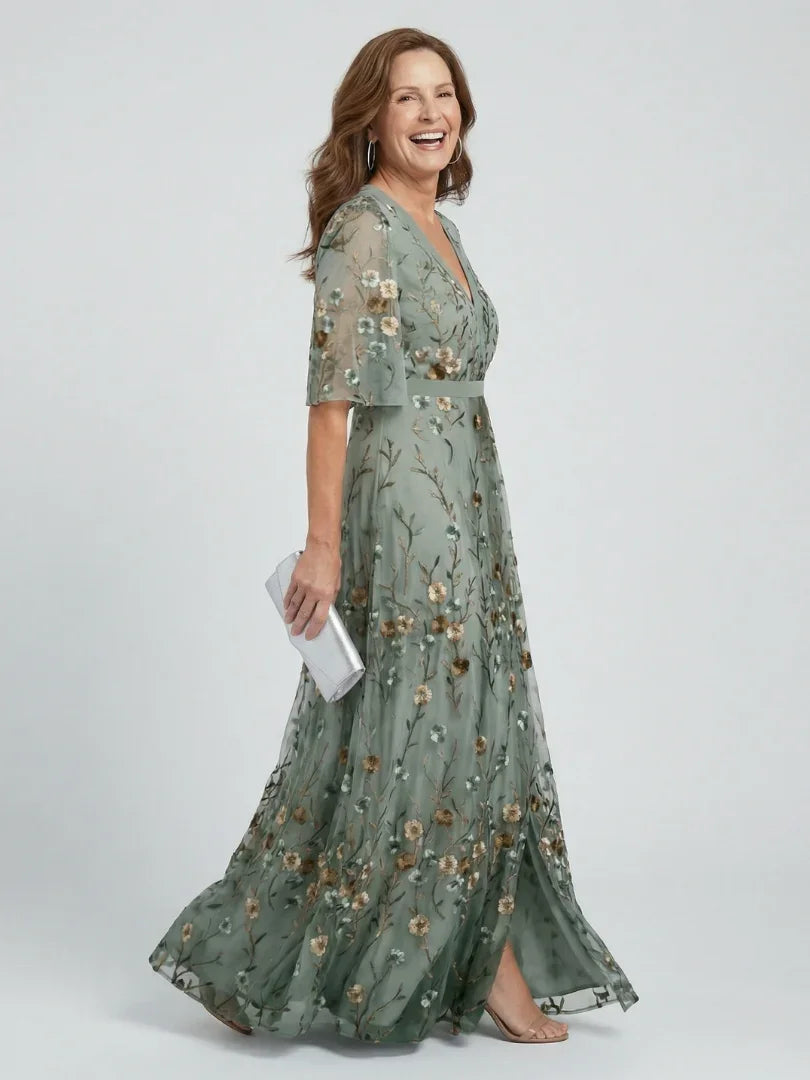 Robe femme midi fluide col halter légère été – Image 2