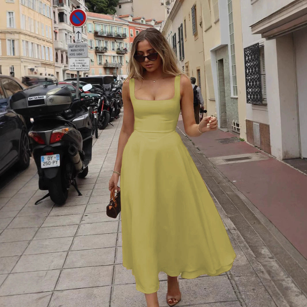Robe femme de soirée extensible bretelles réglables – Image 4