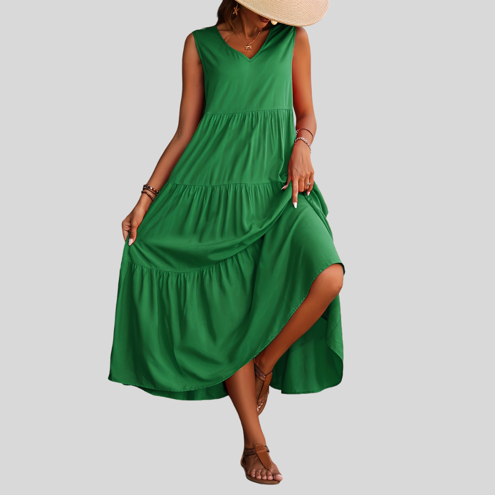 Robe femme longue fluide confortable été – Image 7