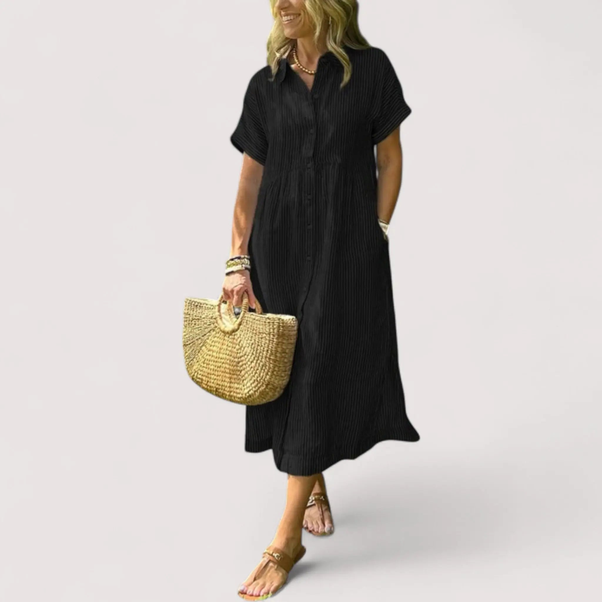 Robe femme confort poches pratiques – Image 2