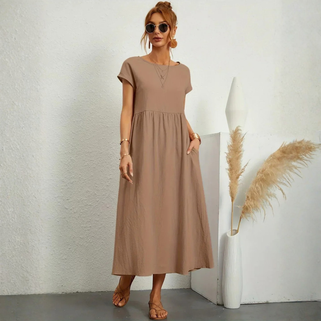Robe femme fluide respirante style minimaliste – Image 7