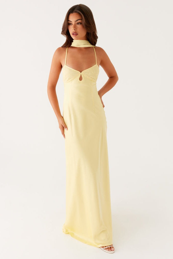 Robe femme élégante satinée fluide pour soirée – Image 4