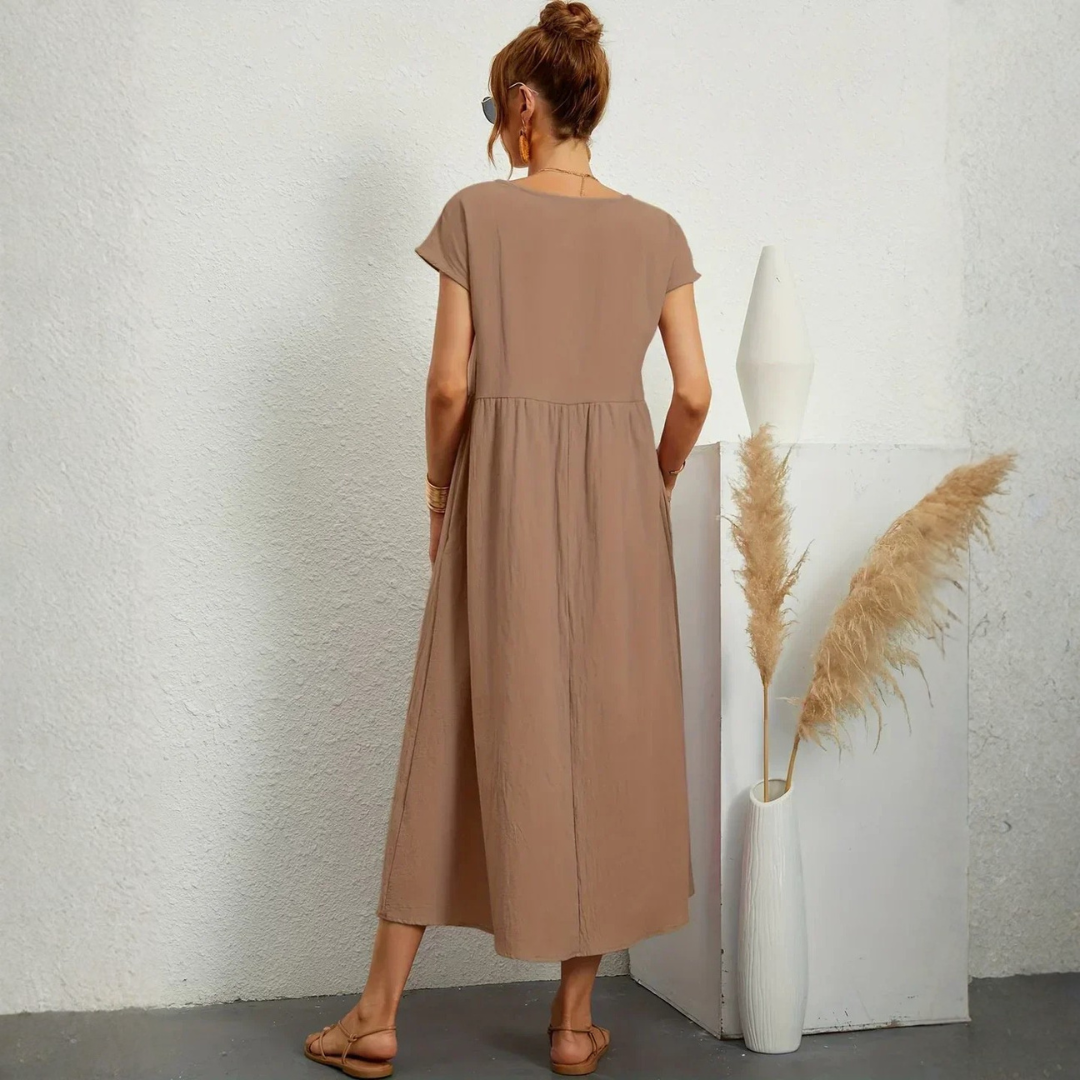 Robe femme fluide respirante style minimaliste – Image 12