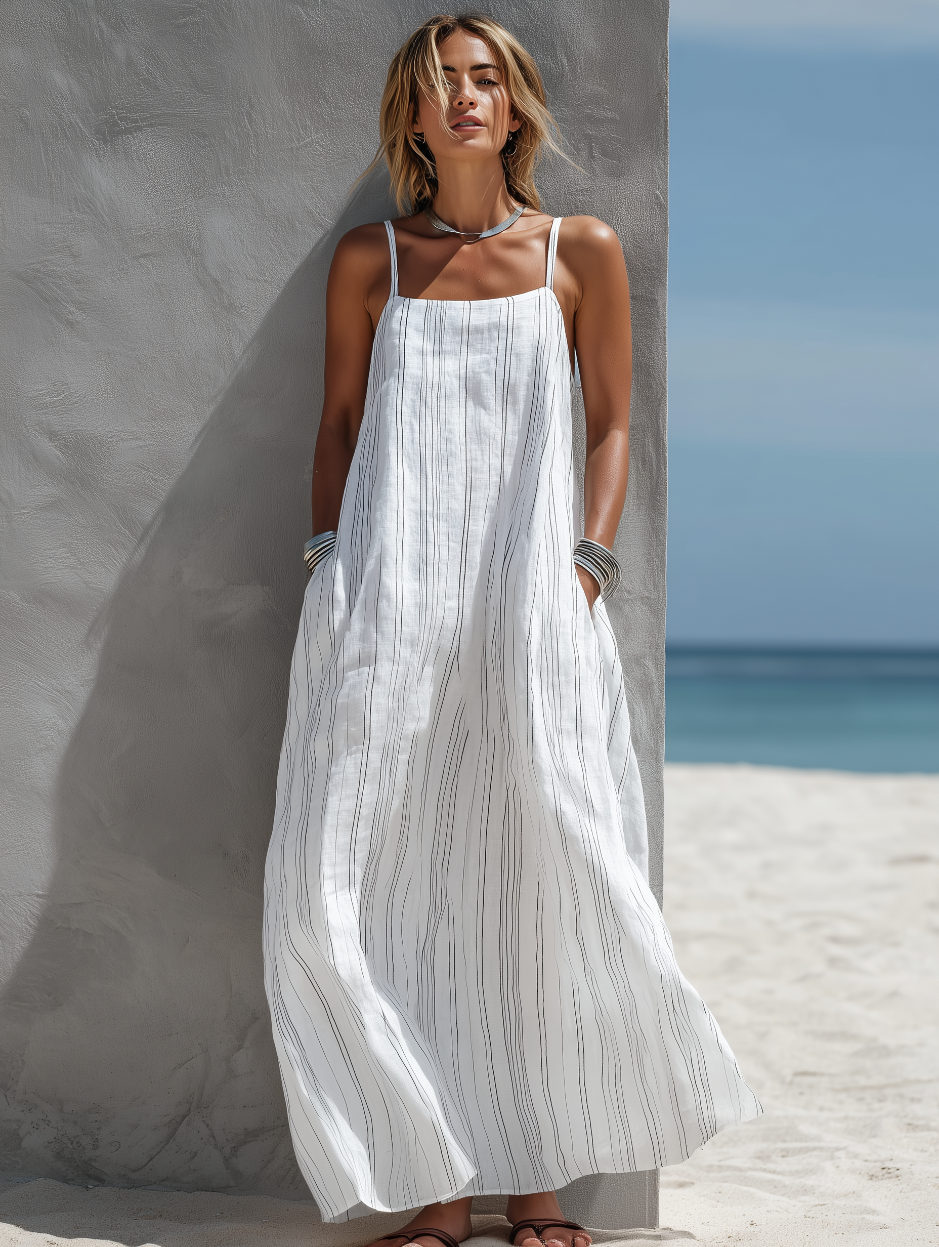 Robe femme légère tissu respirant idéale vacances – Image 3