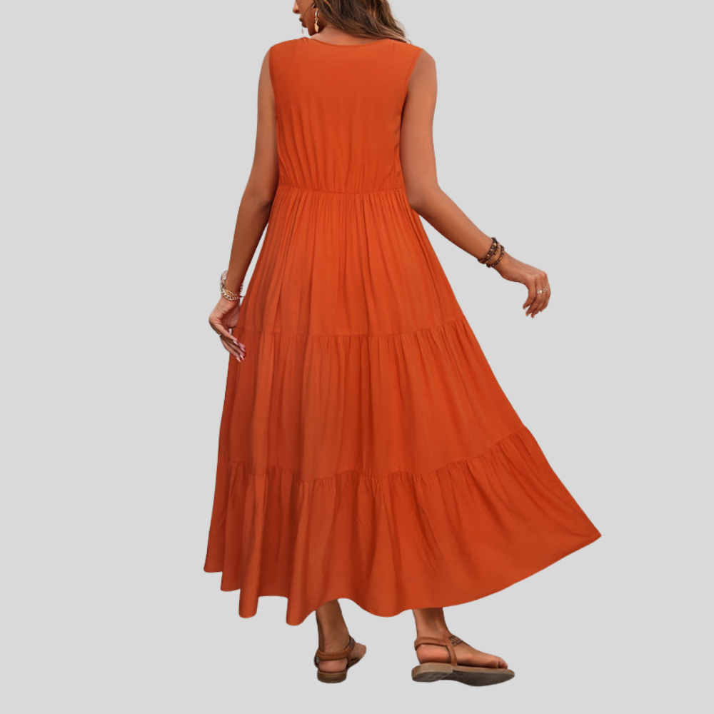 Robe femme longue fluide confortable été – Image 8