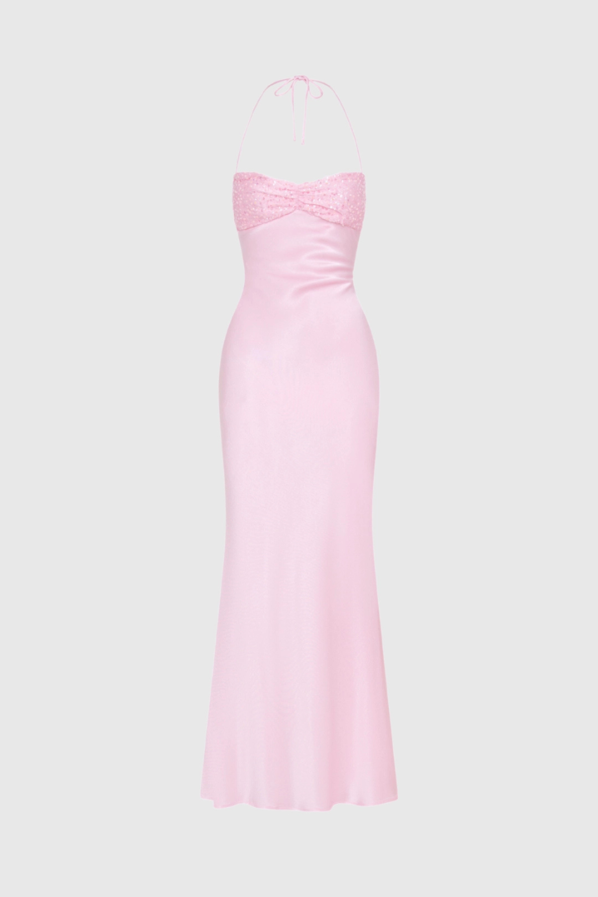 Robe de soirée femme bustier cristaux dos nu – Image 9