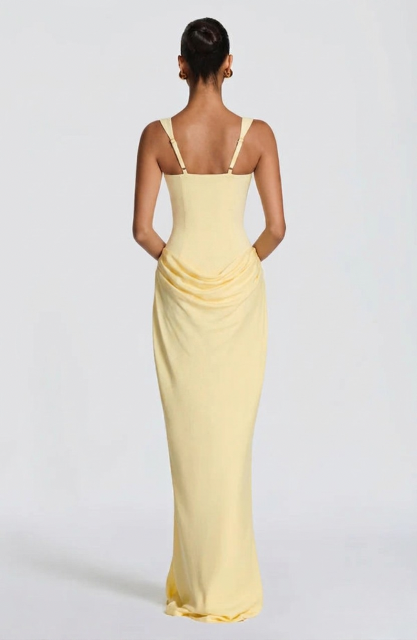 Robe femme satin baleiné coupe fourreau – Image 21