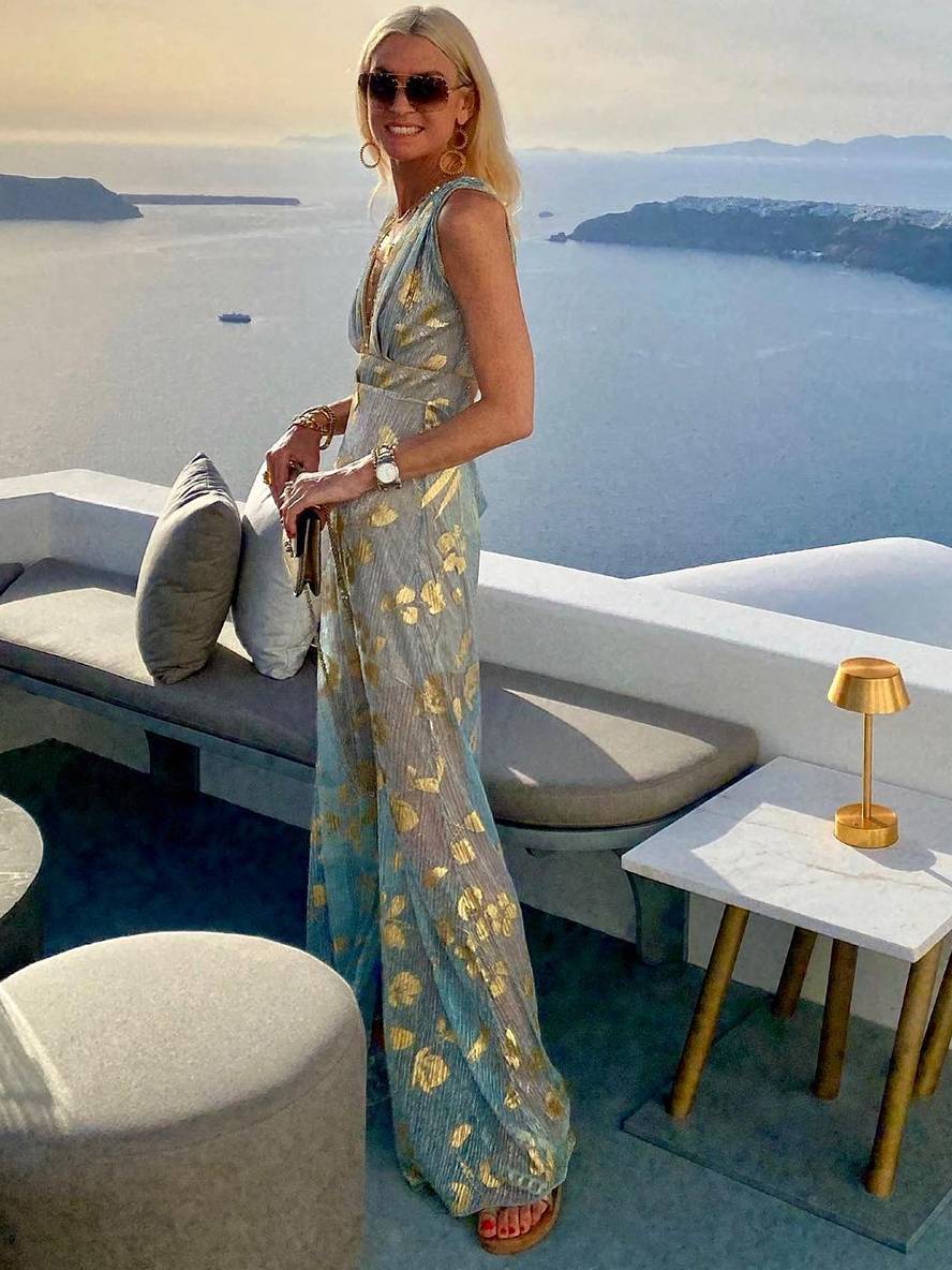 Robe femme polyester estampage à chaud élégante – Image 12