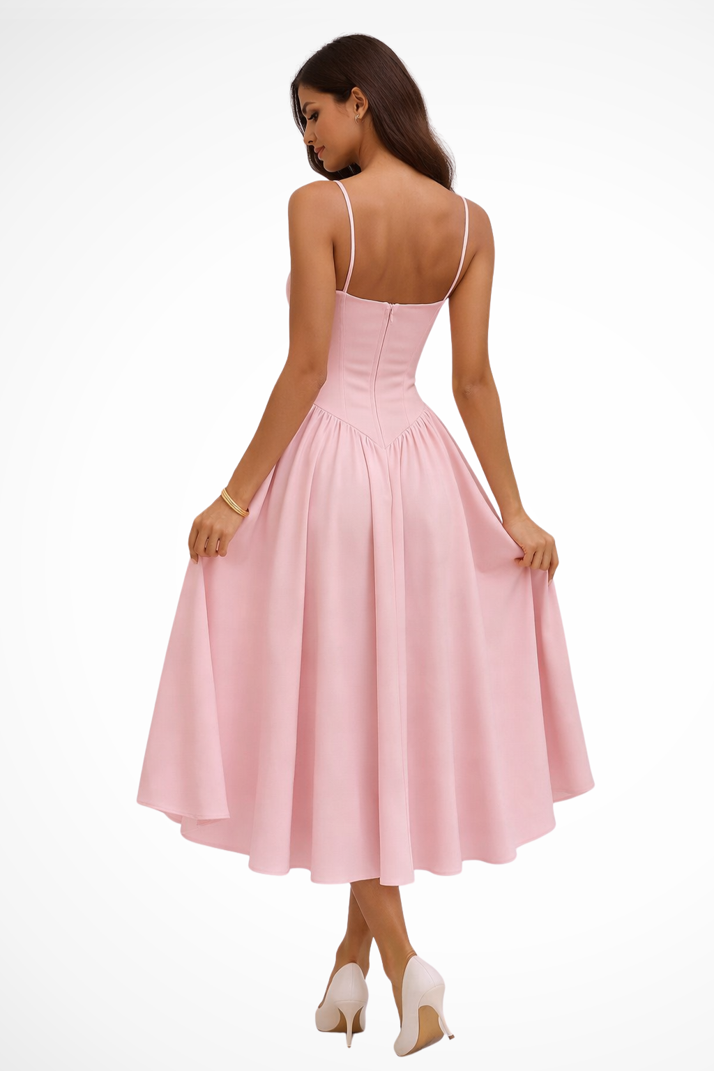 Robe Structurée Femme Corset Ligne A Cérémonie – Image 2