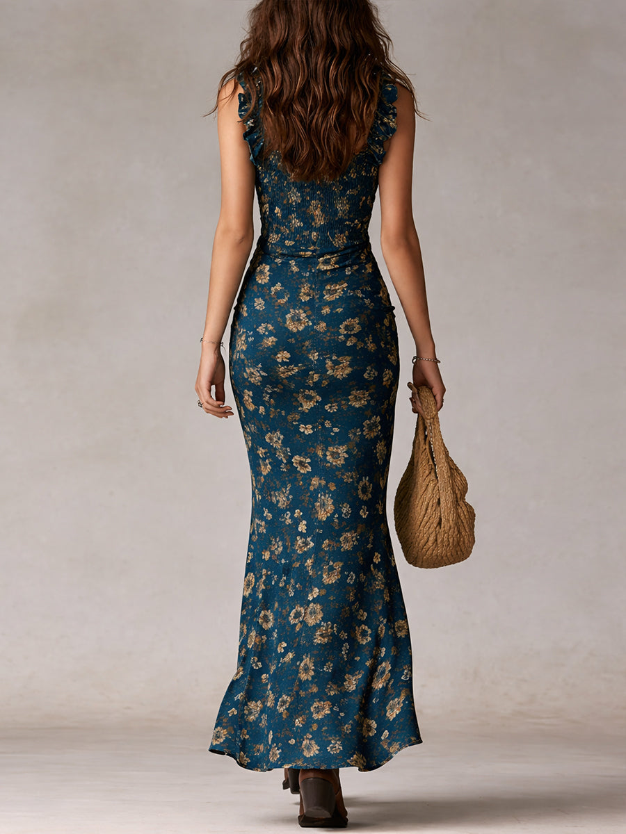 Robe femme maxi fente haute respirante – Image 6