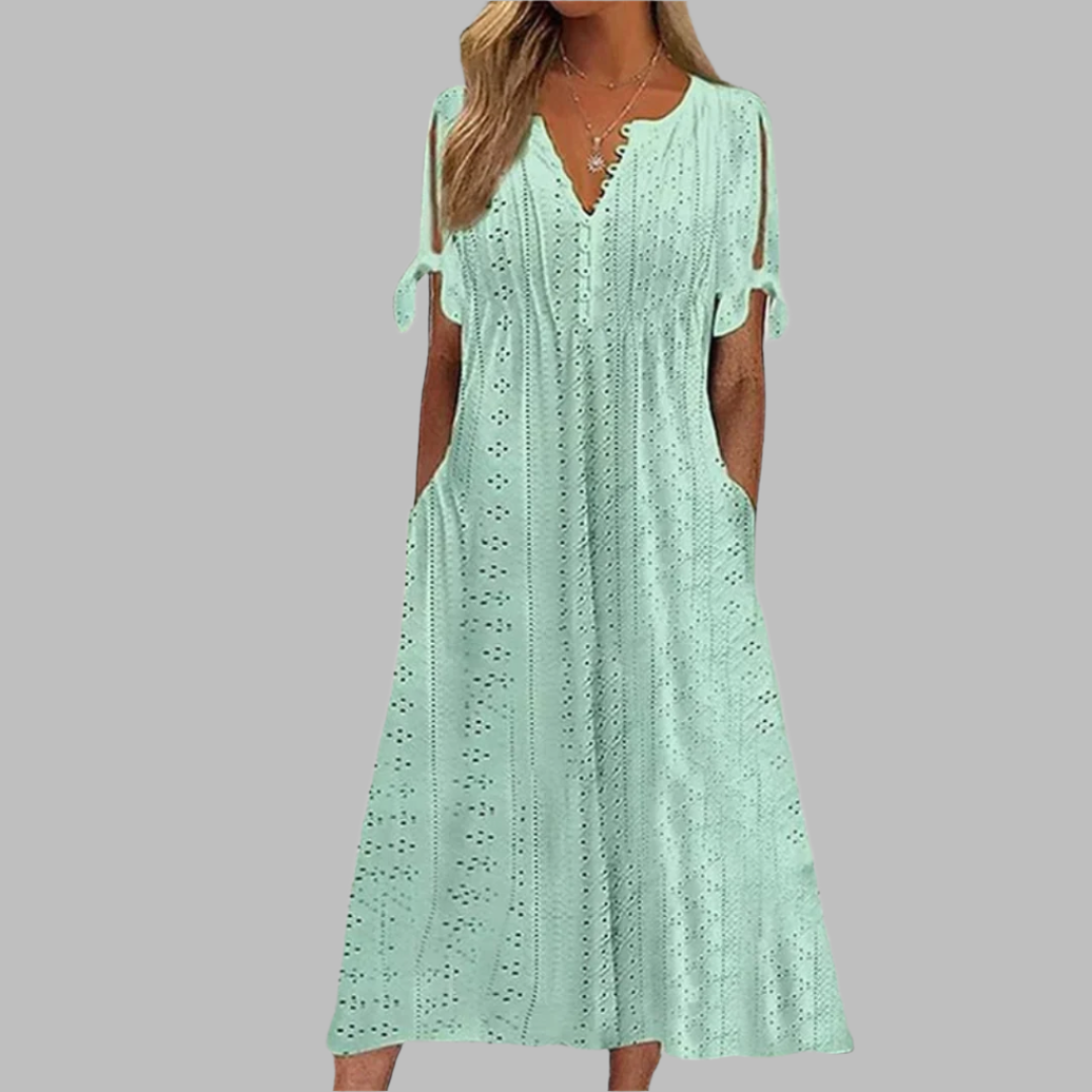 Robe femme bohème coupe légère polyvalente – Image 4