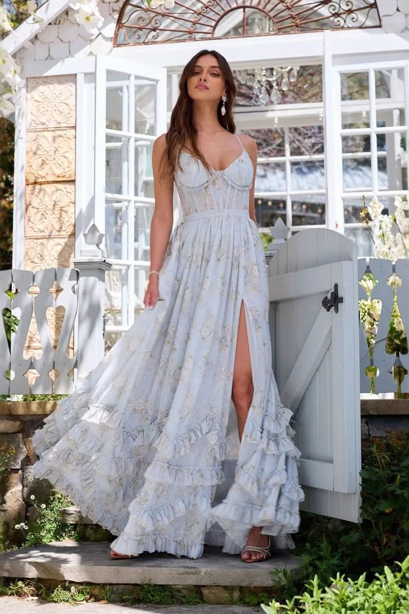 Robe femme soirée corsage corset dos lacé