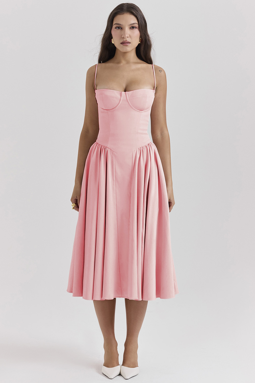 Robe Structurée Femme Corset Ligne A Cérémonie – Image 5