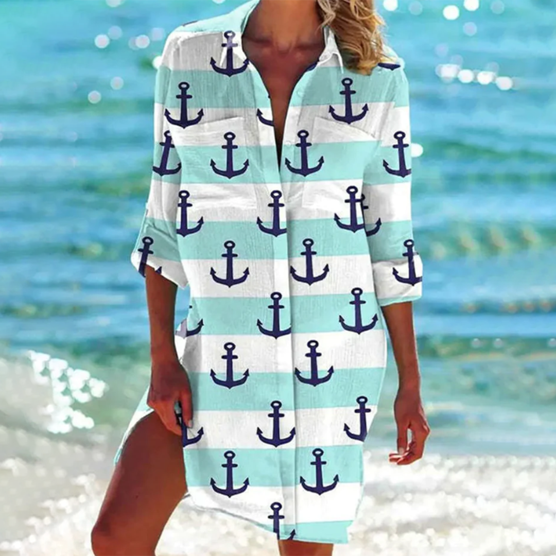 Robe de plage fluide respirante polyvalente – Image 7