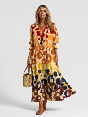 Robe femme légère respirante boutonnée été