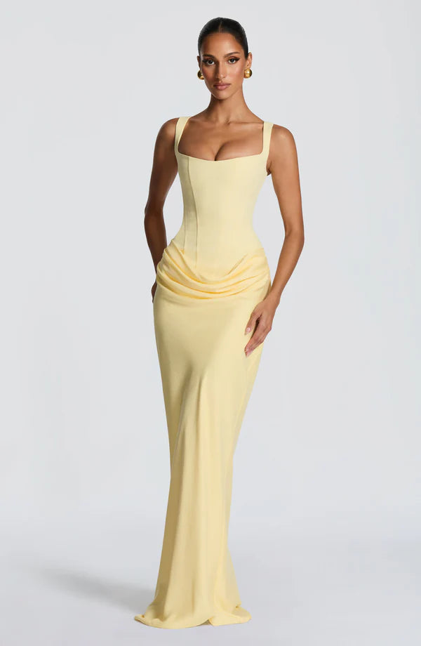 Robe femme satin baleiné coupe fourreau – Image 20