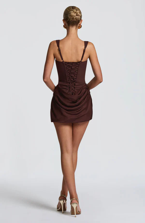 Robe femme coupe au-dessus genou soirées élégantes – Image 12
