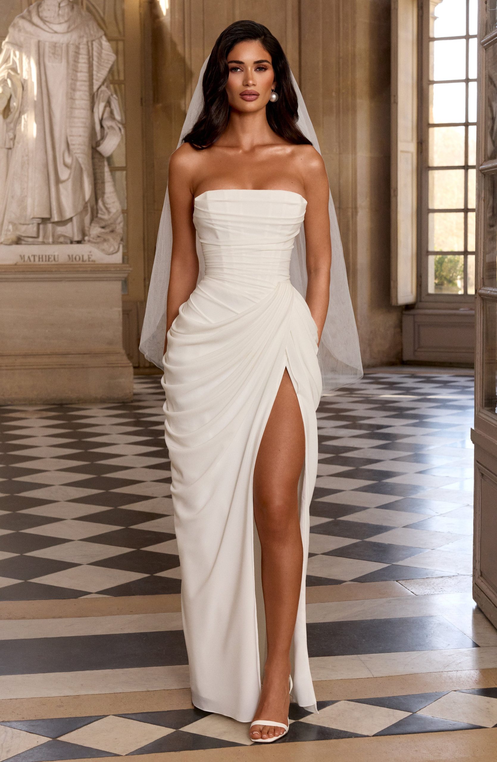 Robe femme bustier corset fente haute – Image 15