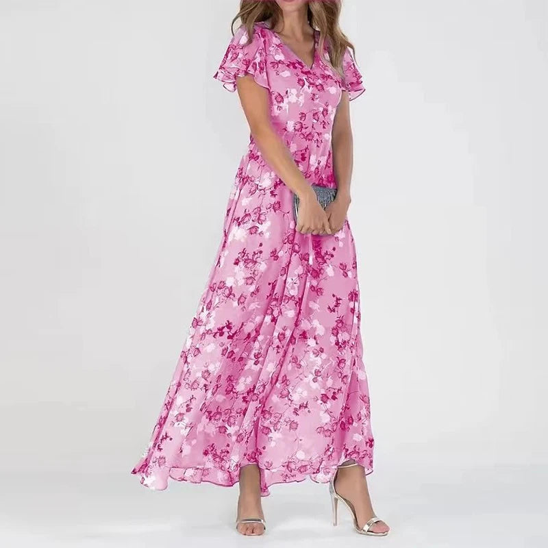 Robe femme midi confortable et facile d'entretien – Image 3