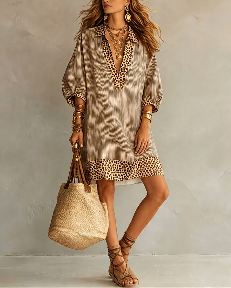 Robe femme bohème décontractée longueur genou – Image 6