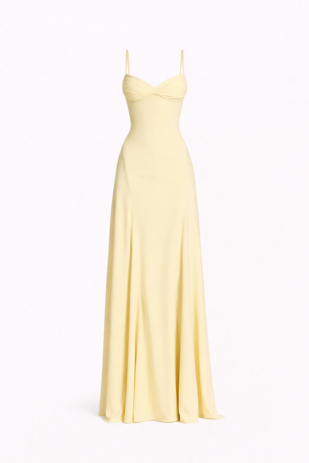 Robe Femme Longue Cœur Drapé Dos Ouvert Soirée – Image 2