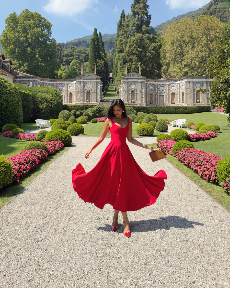 Robe femme de soirée extensible bretelles réglables – Image 10