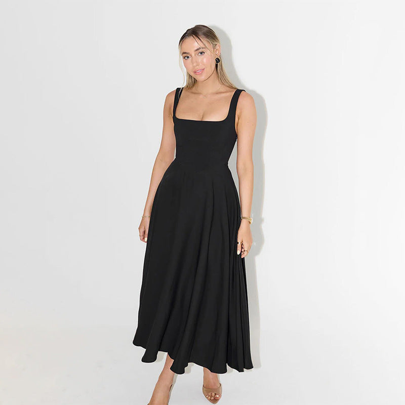 Robe femme de soirée extensible bretelles réglables – Image 11