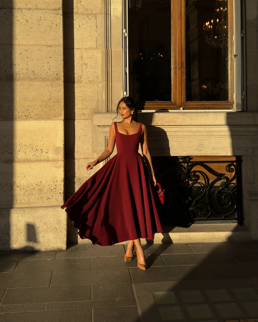 Robe femme de soirée extensible bretelles réglables – Image 8