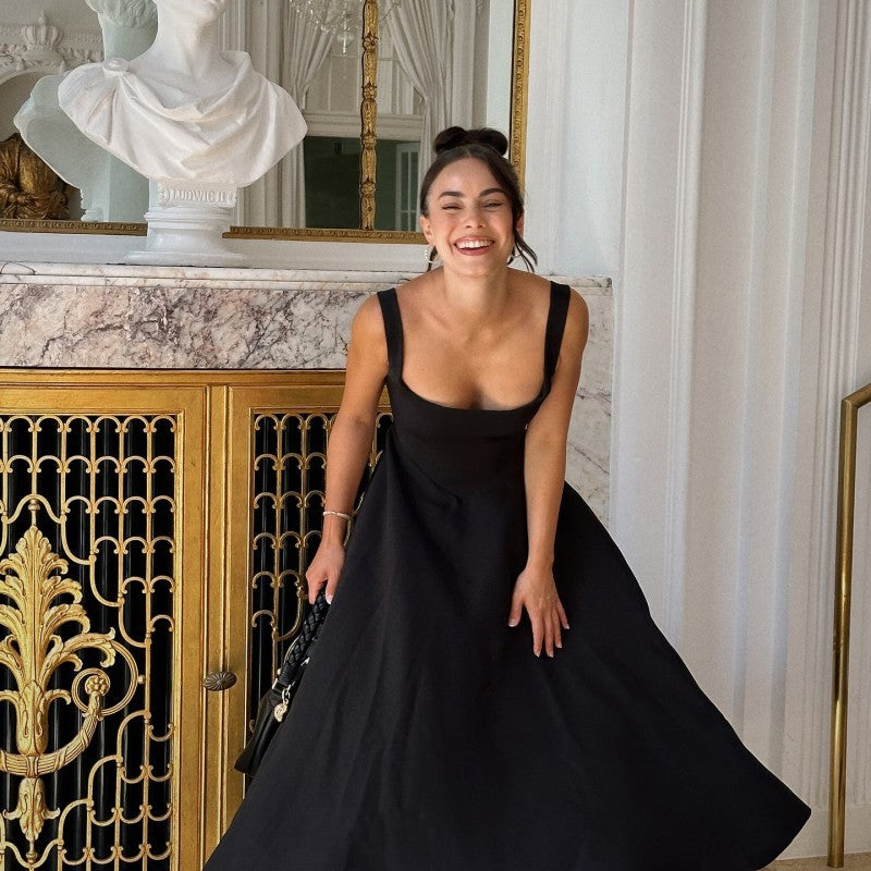 Robe femme de soirée extensible bretelles réglables – Image 12