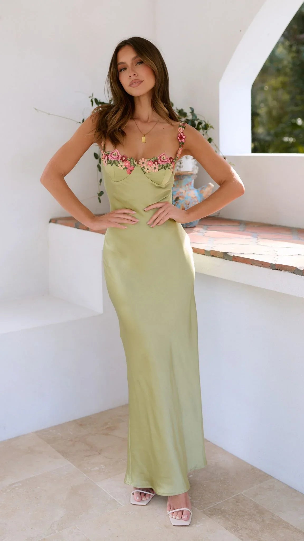 Robe femme ajustement flatteur tissu doux estival – Image 2