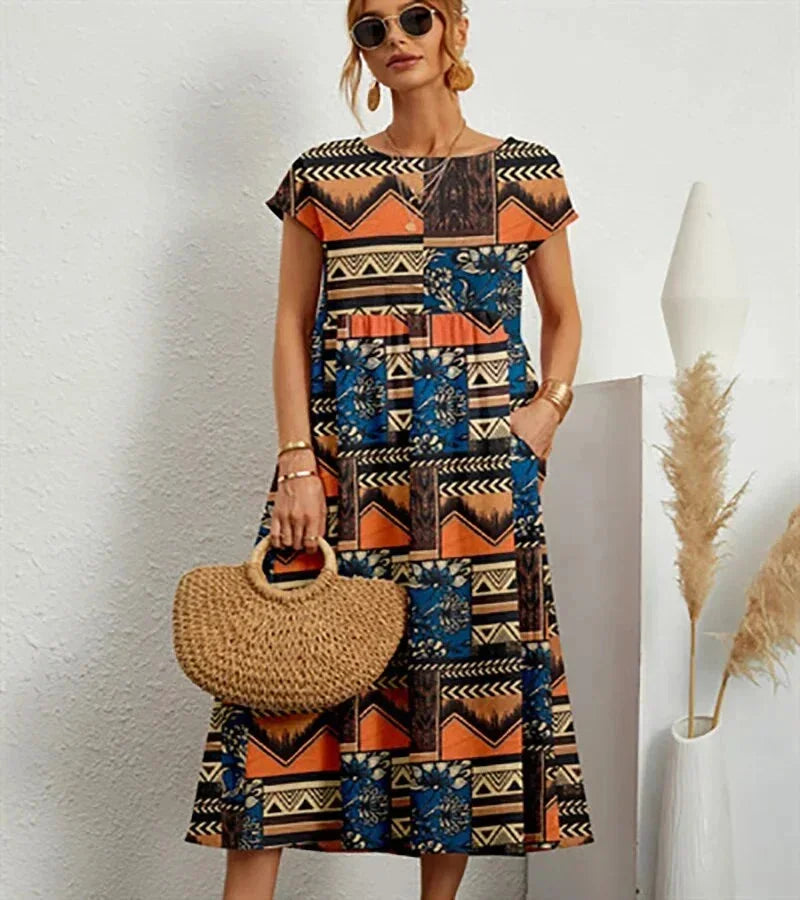 Robe femme légère manches courtes pour l'été – Image 4