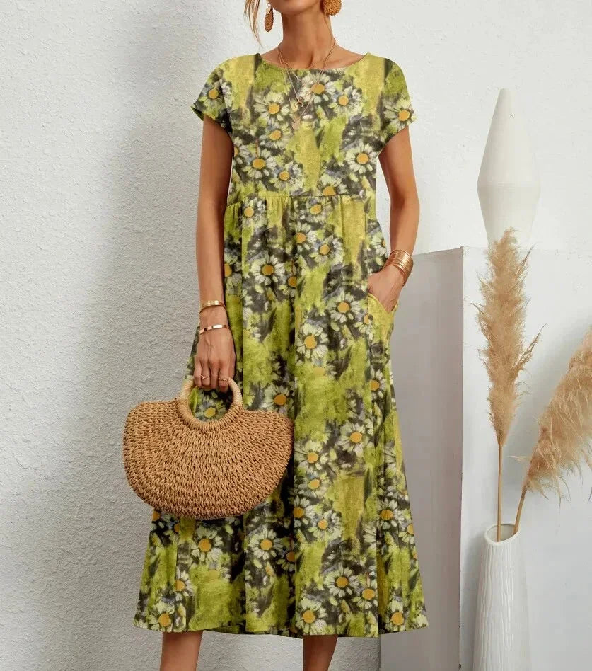 Robe femme légère manches courtes pour l'été – Image 6