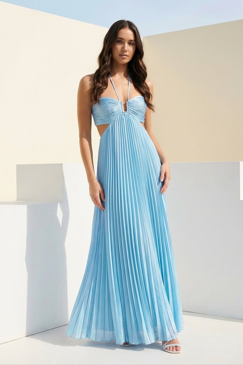 Robe femme bustier structuré tissu doux opaque – Image 9