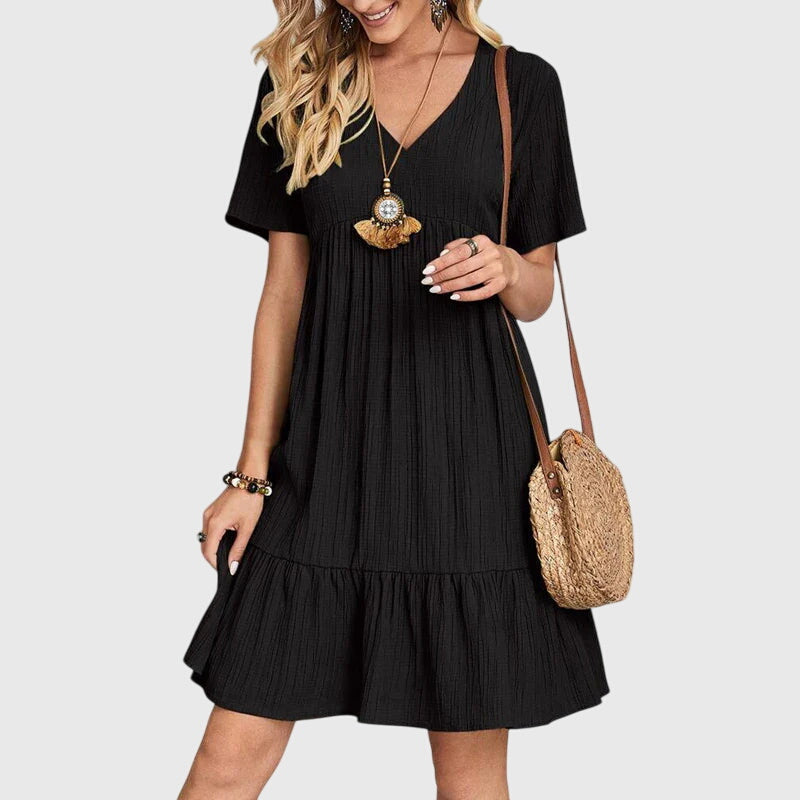 Robe femme coupe ample légère silhouette flatteuse – Image 5