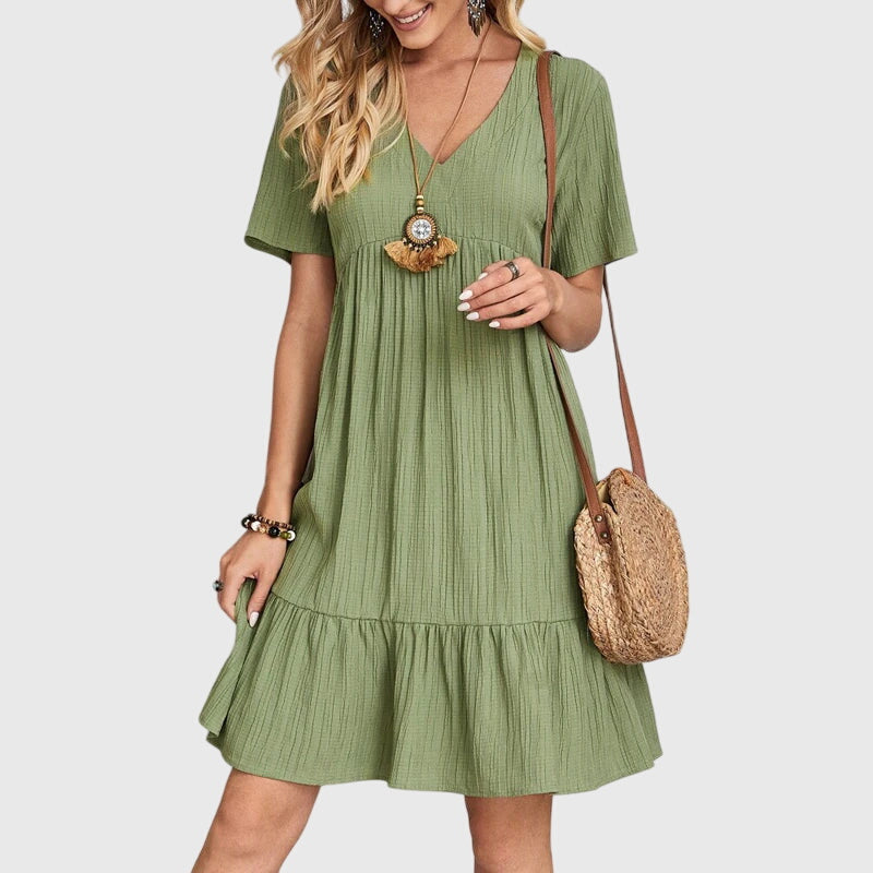 Robe femme coupe ample légère silhouette flatteuse – Image 4