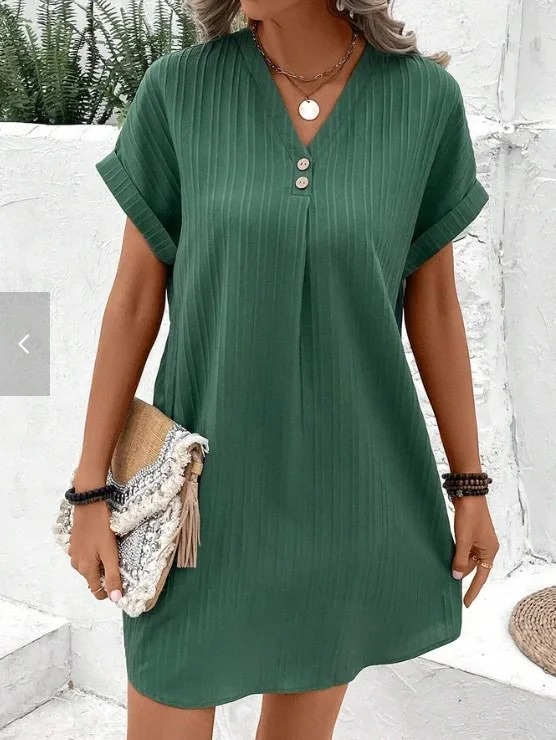 Robe d'été longueur genou décontractée femme – Image 8